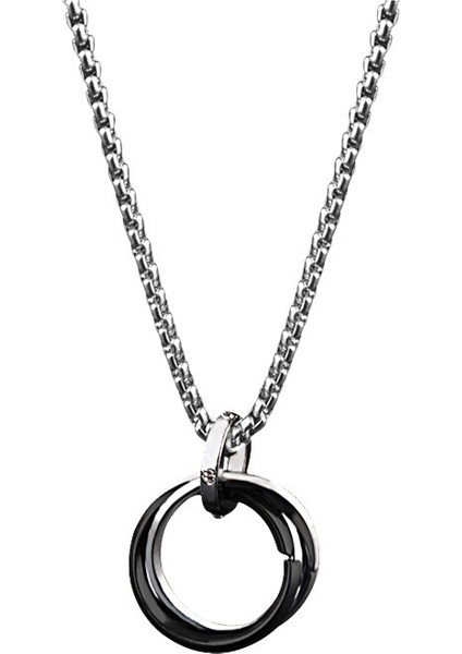 Üç Iç Içe Geçen Daire Erkek Kolyesi (Yurt Dışından)