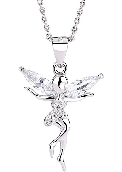 Melek Kolye Kadın Sonbahar ve Kış Küçük Basit Üst Düzey Tüm Eşleşen Kolye Köprücük Zinciri (Yurt Dışından) fırsatları