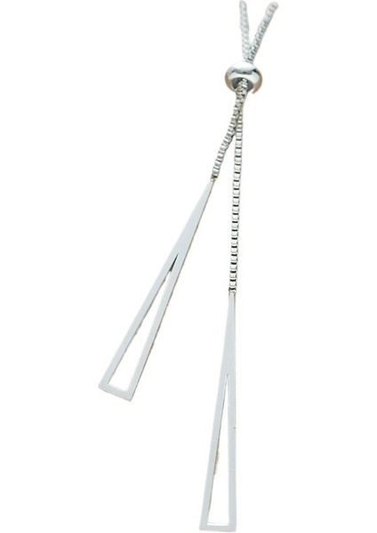 Üçgen Püskül Kolye (Yurt Dışından)