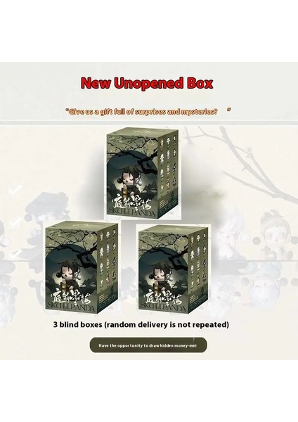 Skulpanda Mürekkep Erik Çiçeği Serisi Kutu Oyuncaklar Anime Action Figür Sürpriz Gizem Kutu Dolls Hediye Kopyası 1: 1 Yapıldı Çin Renk: Random Seç 3 (Yurt Dışından)