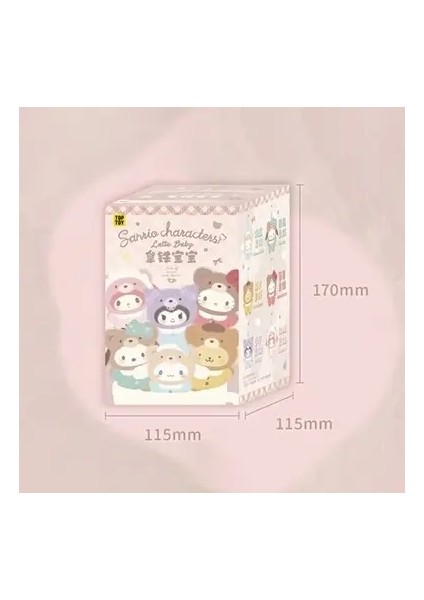 Orijinal Sanrio Vinil Bebek Latte Bebek Serisi Kutu Yaratıcı Kolye Çanta Dekorasyon Masaüstü Süsler Modeli Oyuncak Figürecolor: Kutu 1 Pcs (Yurt Dışından)