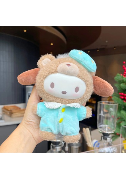 Sanrio Vinil Peluş Latte Bebek Serisi Figür Bebek Sevimli Benim Melody Cinnamoroll Hello Kitty Latte Bebek Kolye Doğum Günü Hediye: F (Yurt Dışından)