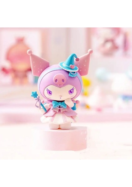Miniso Sanrio Kawaii Hello Kitty Melody Cinnamoroll Rüya Serisi Kutu El Yapımı Kulomi Masaüstü Süs Doğum Günü Hediyesi: Ikili Yıldız (Yurt Dışından)