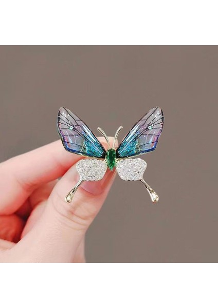 Yeni Inci Broş Kıdemli Pin Tüy Yağ Damlası Kakma Elmas Korsaj Karikatür Taklidi Broş Aksesuarları Dıy Sınıf Mücevher (Yurt Dışından)