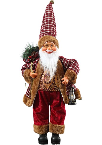 Ayakta Duran Noel Baba Bebek Süsleri 48 cm Noel (Yurt Dışından)