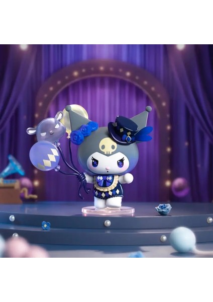 Orijinal Sanrio Kuromi Sihirli Çalışma Öğrenci Serisi Kutu Modaya Gizem Model Figürin Gizem Kutusu Hediyesi Renk: Psychedelic Balon (Yurt Dışından)