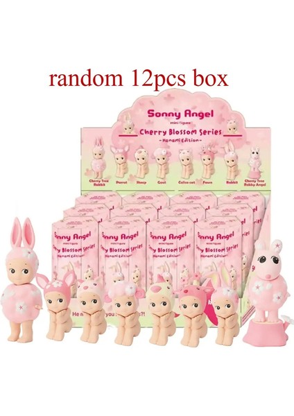 Yeni Sonny Angel Kiraz Blossom Pembe Oturma Serisi Kutu Gizem Kutusu Mini Figür Bebekler Dekorasyon Modeli Oyuncaklar Hediye Kol: Random 1 Pcs (Yurt Dışından)