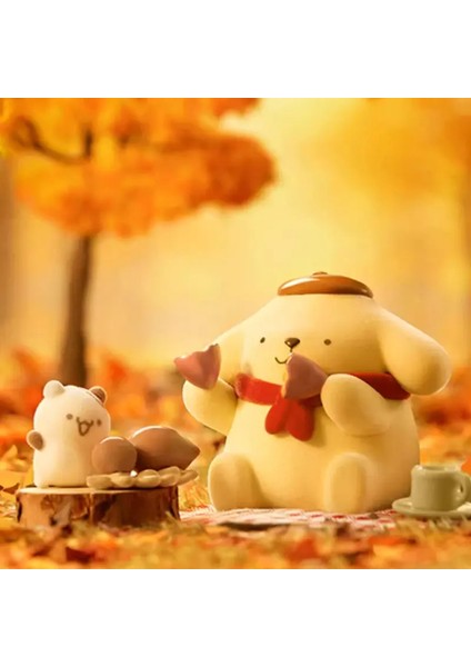Miniso Pom Pom Purin The Four Seasons Serisi Kutu Pompompurin Anime Aksiyon Figürü Sürpriz Çanta Koleksiyon Modelleri Oyuncak Hediyeleri Renk: Sonbahar Hasat (Yurt Dışından)