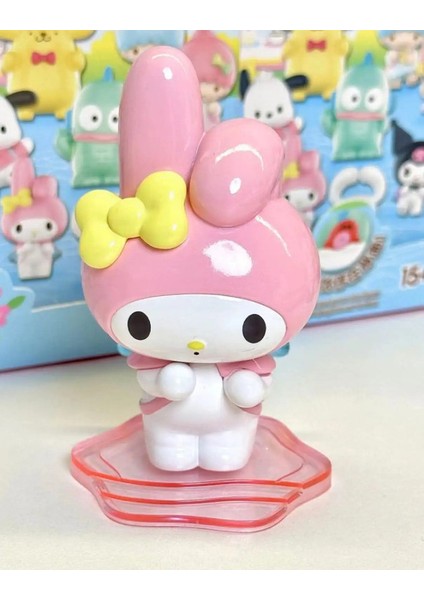 Miniso Sanrio Animasyon Karakter Tarçın Rulosu Pom Purin Melodik Siyah Güzellik Geri Dostlar Aksiyon Figüre Renk: Onay Stili E (Yurt Dışından)