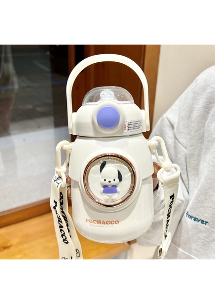 Sanrio Kuromi Çocuk Termos Kupası Okulu Özel Sevimli Saman Vakum Kupası Kız Büyük Göbek 700ML Cinnamoroll Kawaii Halat Ket Işyası Renk: Ab 4doll/boyut: 700ML (Yurt Dışından)