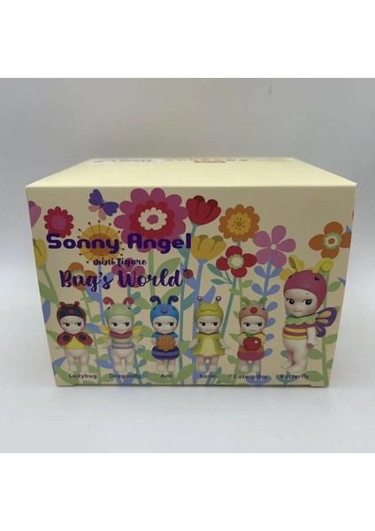 2025 Yeni Sonny Angel Mini Figür Böcek’in Dünya Kutusu Anime Figürleri Süsler Sevimli Dolls Hayranları Anime Noel Doğum Günü Hediyesi Oyuncak Renk: 6 Tam Set (Yurt Dışından)