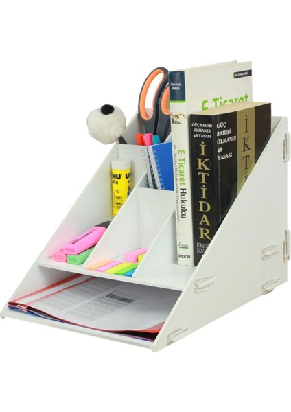 Masa Düzenleyici Organizer Evrak Rafı Masaüstü Organizer Model 4