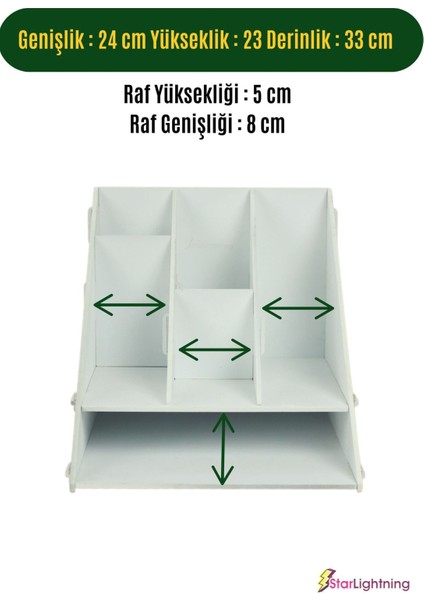 Masa Düzenleyici Organizer Evrak Rafı Masaüstü Organizer Model 4