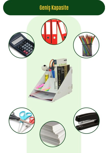 Masa Düzenleyici Organizer Evrak Rafı Masaüstü Organizer Model 4