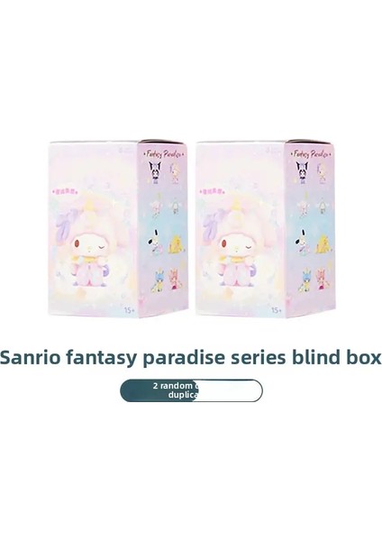 Sevimli Sanrio Karikatürüm Melodisi Kuromi Cinnamoroll Purin Fantasy Paradise Serisi Kutu Anavatan Versiyon Figür Tatil Hediyesi: RANDOM1PC (Yurt Dışından)