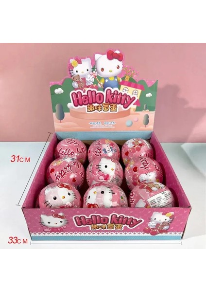 9pcs/box Hellokitty Bükülmüş Yumurta Topu Bulmaca El Yapımı Çocuk Hediyesi Bükülmüş Yumurta Topu Sürpriz Bebek Boxcolor: Gri/boyut: 3pcs (Yurt Dışından)