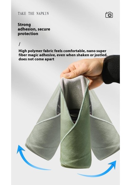 Çeşitli Boyutlarda Yüz Yama Bez Kamera Çantası Lens Sihirli Bez Slr Kamera Depolama Koruma Çantası (Yurt Dışından) fiyatları