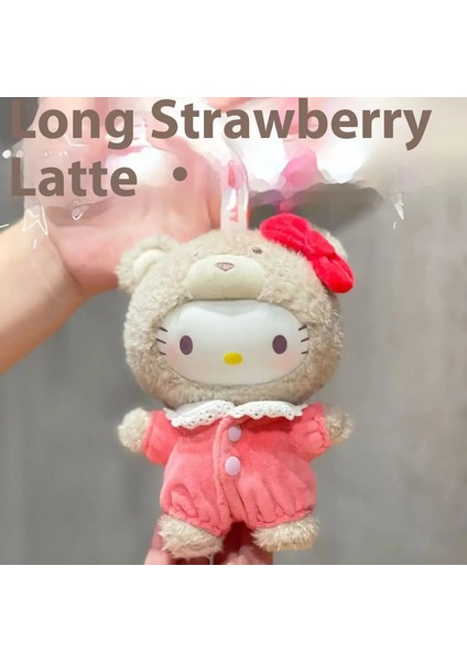 Yüksek Kalite 1: 1 Sanrio Karakterler Latte Bebek Serisi Kuromi Kittycat Velvet Bebek Kutu Kolye Aksesuarları Doğum Günü Hediyesi: Kitty Cat/boyut: Opp Çantalarıyla (Yurt Dışından)
