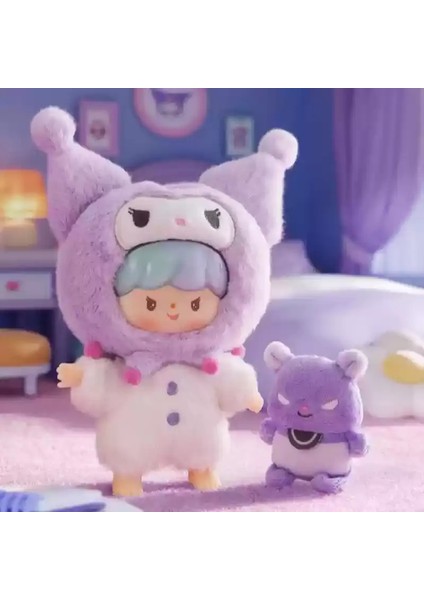 Kawaii Zzoton × Sanrio Karakterleri Aşk Ligleri Buddies Serisi Kutu Vinil Peluş Çanta Kolye Bebek Gizem Kutusu Hediye Renk: V2 Onay - C (Yurt Dışından)