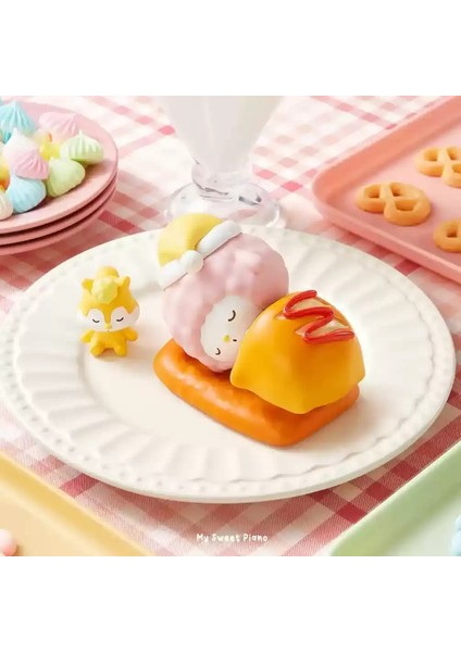 Sanrio Mutlu Pişirme Serisi Kutu Oyuncak - Koleksiyon Modaya Model Modeller Melody Kuromi Hediye Süs Mini Gizem Kutusu Renk: H/boyut: Stokta (Yurt Dışından)