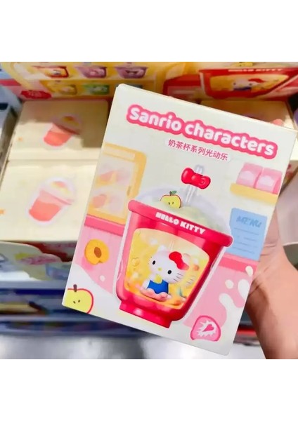 Otantik Sanrio Karakterleri Milk Çay Kupası Serisi Işık Dinamik Kutu Hello Kitty Kt Gizem Kutusu Modaya Düzenli Heykelcik El Yapımı Hediye Rolor: Benim Tatlı Piyano (Yurt Dışından)