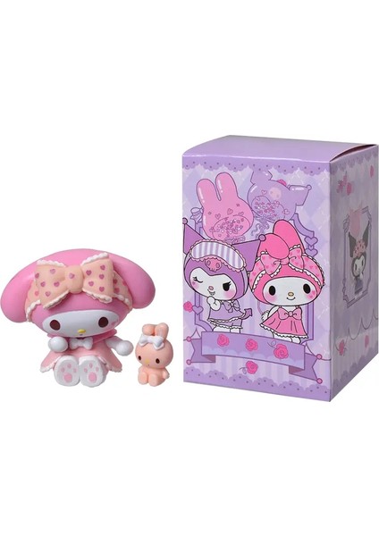 Yeni Sanrio Kutu Sevimli Karikatür Kuromi Aksiyon Figür Model Bebek Kutu Kız Oyuncakları Dekorasyon Noel Hediyesi Renk: Random Stil 1 Pcs (Yurt Dışından)