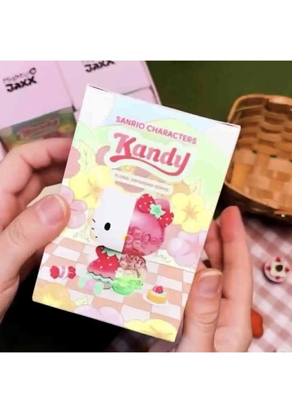 Orijinal Sanrio Flower Dream Serisi Kutu Cinnamoroll Hello Kitty Sevimli Masaüstü Aksesuarları Figürinler Model Sevimli Hediye Oyuncak Çarşamba: Random 1 Pcs (Yurt Dışından)