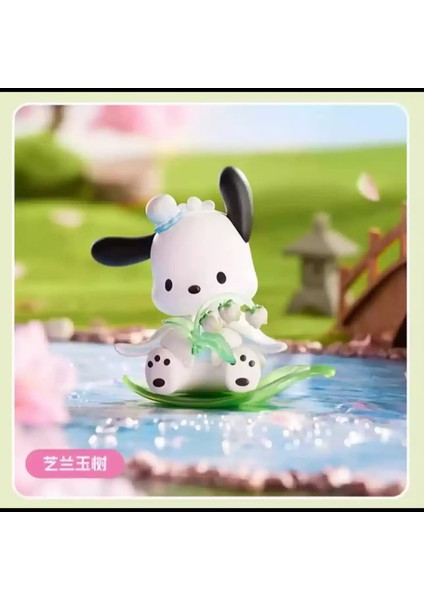 Sanrio Stock Blind Box Yeni Kemer Çiçek Giysileri Serisi My Melody Kuromi Pacha Köpek Büyük Kulak Köpek El Yapımı Dekoratif Oyuncaklar Hediye Renk: E/boyut: Çin Versiyonu (Yurt Dışından)