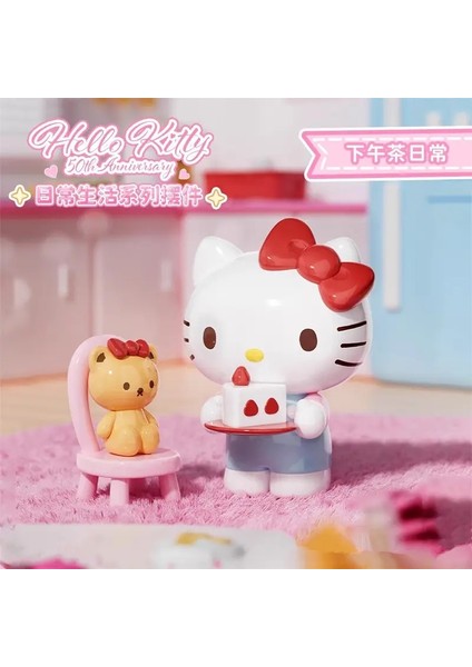 Sevimli Hello Kitty Daily Life Serisi Koleksiyon Figürü Kt Kedi Masa Oyuncak Hediyesi Hayranlar Için Modeli Dekorcolor: Hello Kitty-2 (Yurt Dışından)