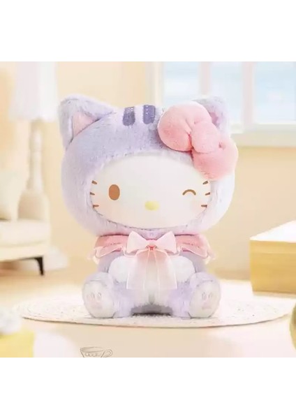 Sanrio Alay Kedi Serisi Kutu Vinil Peluş Modaya Uygun Sevimli Kız Kolye Oyuncak Koleksiyon Otantik Yeni Renk: Hello Kitty/boyut: Orijinal (Yurt Dışından)