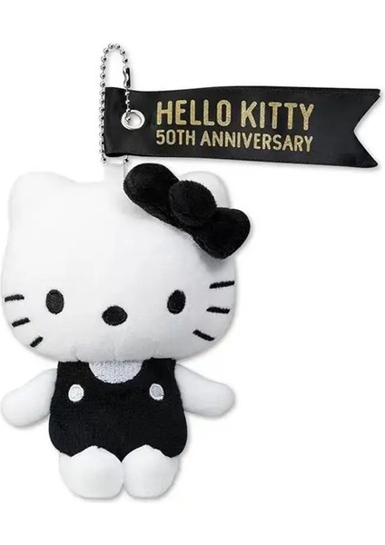 Yeni Sevimli Kt Kedi Kolye Oyuncak Sanrio Siyah ve Beyaz 50. Yıldönümü Hello Kitty Mücevher Çantası Kolye Toplanabilir Renk: Siyah Beyaz Kt (Yurt Dışından)