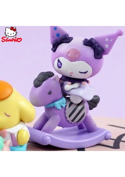 Sanrio Kutu Sallanan At Truva Atı At Curomi Melodisi Yugui Köpek Oyuncakları Sevimli Araba Masaüstü Süsleri Renk Adı: Turuncu (Yurt Dışından)