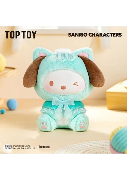 Orijinal Toptoy Sanrio Karakterleri Yavru Kediler Serisi Peluş Kolye Kutu Peluş Bebek Toys Toylar Sevimli Doğum Günü Hediye Kilo: 1 Pcs (Yurt Dışından)