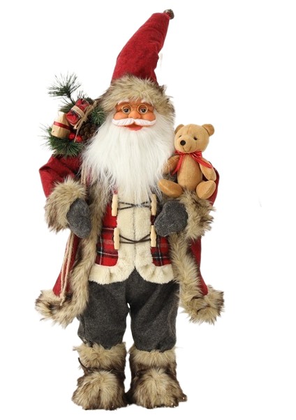 Noel Dekorasyonu Noel Baba 45 cm Bebek Süsleri (Yurt Dışından)