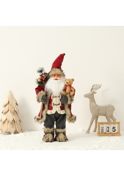 Noel Dekorasyonu Noel Baba 45 cm Bebek Süsleri (Yurt Dışından) fiyatları