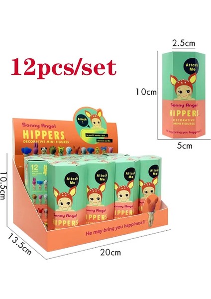 Yeni Sonny Angel Mofusand Blind Box Hippers Mini Figür Köpek Kedi Aksiyon Figürü Hayranlar Için Oyuncaklar Çocuklar Noel Hediyesi Renk: Random 12 Adet (Yurt Dışından)