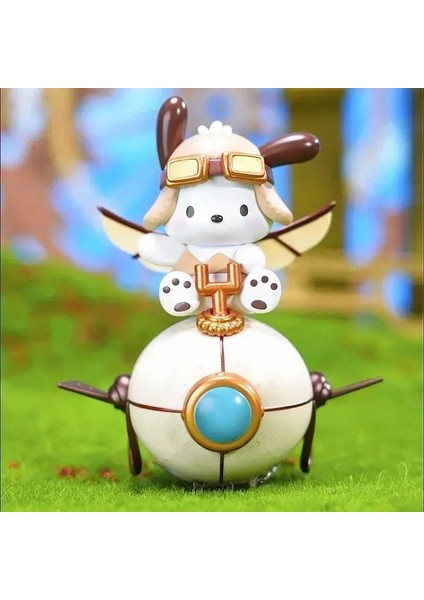 Sanrio Karakterleri Steampunk Serisi Kutu Aksiyon Figürü Oyuncaklar Karikatür Kuromi Hello Kitty Model Bebekler Masaüstü Dekorasyon Hediyesi Renk: C (Yurt Dışından)