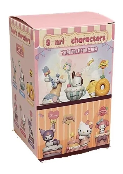 Sanrio Tatlı Serisi Memo Kolye Masaüstü Bebek Kuromi Melody Hello Kitty Kutu El Yapımı Kız Kalp Sevimli Kutu Hediye Kol: Bir Kutu (Yurt Dışından)