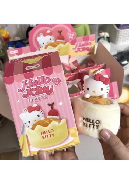 Yeni Orijinal Sanrio Hellokitty Tatlı Atölye Serisi Kutu Kuzulu Kolye Gizem Kutusu Karikatür Kek Özelleştirilmiş Dekor Hediye Renk: Onay 3 (Yurt Dışından)