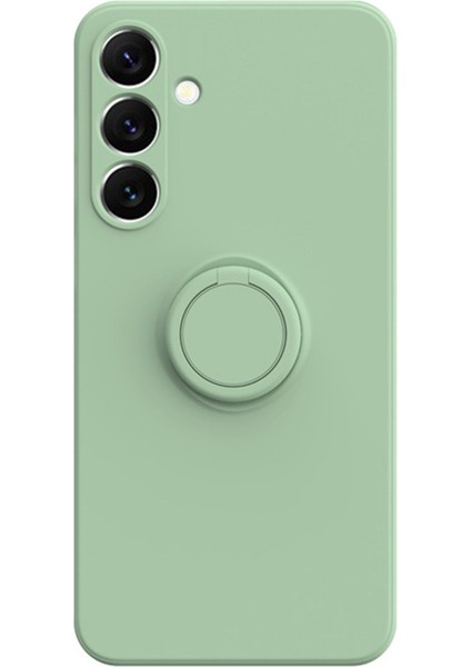 Samsung Galaxy A55 5g Yüzük Tutucu Ayaklı Kauçuk Tpu Telefon Kılıfı (Yurt Dışından)
