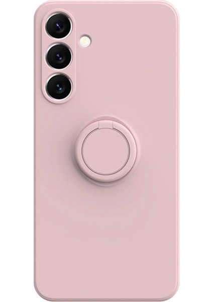 Samsung Galaxy A55 5g Yüzük Tutucu Ayaklı Kauçuk Tpu Telefon Kılıfı (Yurt Dışından)