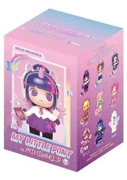 My Little Pony Blind Box Twi Anime Figürü Dashie Figürleri Q Versiyon Modeli Pvc Heykel Koleksiyon Masası Toys Doğum Günü Hediyesi: Random 1pcs (Yurt Dışından)