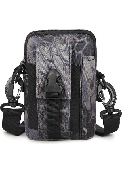 Taktik Bel Çantası Doğa Sporları Koşu Çantası Aşınma Kemeri Erkekler ve Kadınlar Asılı Çanta Cep Telefonu Mini Küçük Bel Çantası (Yurt Dışından)