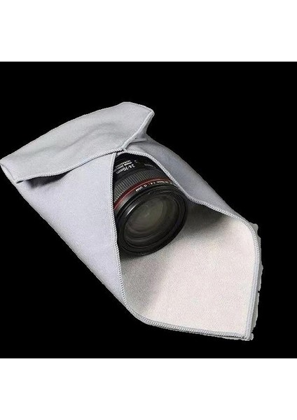 Çeşitli Boyutlarda Yüz Yama Bez Kamera Çantası Lens Sihirli Bez Slr Kamera Depolama Koruma Çantası (Yurt Dışından)