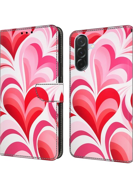 Samsung Galaxy A26 5g Cüzdan Ayaklı Pu Deri Kapaklı Telefon Kılıfı (Yurt Dışından)