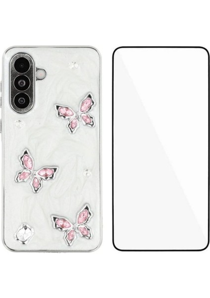 Samsung Galaxy A36 5g Temperli Camlı Elektroliz Epoksi Tpu + Akrilik Telefon Kılıfı (Yurt Dışından)