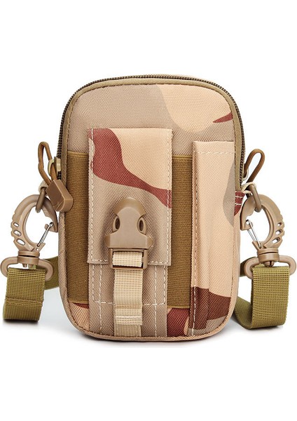 Taktik Bel Çantası Doğa Sporları Koşu Çantası Aşınma Kemeri Erkekler ve Kadınlar Asılı Çanta Cep Telefonu Mini Küçük Bel Çantası (Yurt Dışından)