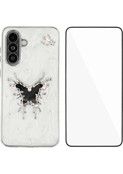 Samsung Galaxy A36 5g Temperli Camlı Elektroliz Epoksi Tpu + Akrilik Telefon Kılıfı (Yurt Dışından)