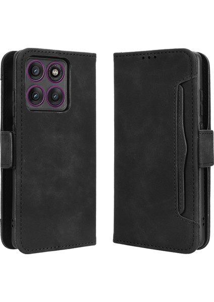 Motorola Edge 60 Pro 5g Deri Telefon Cüzdan Kılıfı Çoklu Kart Yuvası (Yurt Dışından)