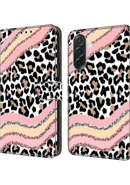 Samsung Galaxy A26 5g Cüzdan Ayaklı Pu Deri Kapaklı Telefon Kılıfı (Yurt Dışından)